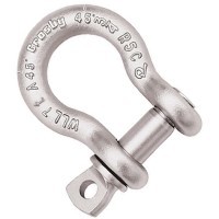 25NSPA2H 1/4" ANCHOR SHACKLE, SCREW PIN