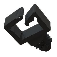 GWSBH41BK WSBH-4-01BK RICHCO/ESSENTRA WIRE SADDLE