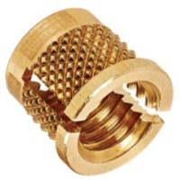 N42RB14UNC N42R-B-1/4 UNC PSM KNURL THREADED INSERT