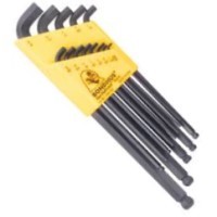 16537 BONDHUS .050-3/8 STUBBY BALL WRENCH SET