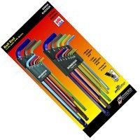 69600 BONDHUS SET 22 COLORGUARD™ BALL END L-WRENCHES IN/MM XL DOUBLE PACK