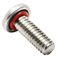 R10-32X3/4-7601 PHIL PAN SCREW W/O-RING